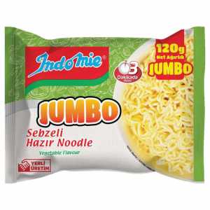 Indo Mie Noodle Paket Jumbo Sebzeli 120 g