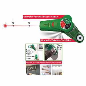 Piranha Laser Leveler Drill Guide and Dust Collector
