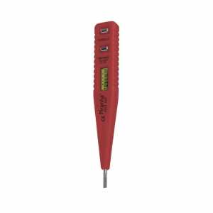 Piranha Dijital Kontrol Kalemi + Voltmetre Kırmızı