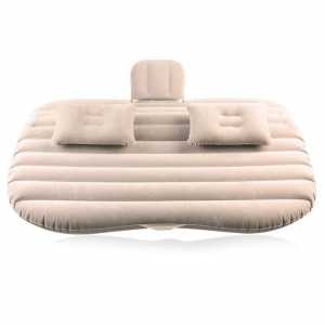 Inflatable Car Air Mattress - Cream