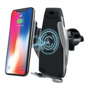 Wireless Phone Charger and Phone Holder with Piranha Sensor