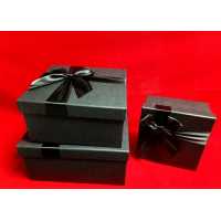 3-Pack Black Square Gift Box