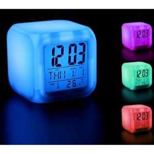7 Color Changing Digital Alarm Desk Clock