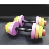 Wooden Barbell Toy 2 Pcs