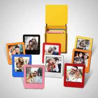 12 Photo Frames with Wooden Box