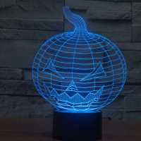 Bal Kabağı Şeklinde 3D Gece Lambası