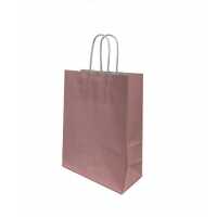 Bag Kraft Small Size Pink 19X24Cm P25-16