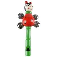 Wholesale Wooden Whistle Bell Rattle