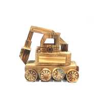 Wholesale Wooden Toy Bucket Vehicle