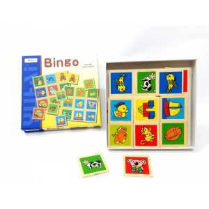 Toptan Eğitici Ahşap Oyuncaklar Hafıza oyunu Memo Çocuklar İçin Bingo