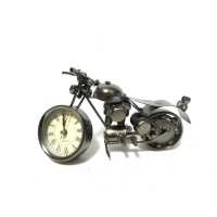 Toptan Hediyelik Metal Motosiklet Şeklinde Saat