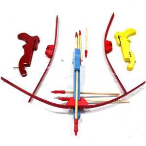 Wholesale Colorful Wooden Crossbow Toy