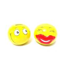 Wholesale Yellow Emoji Smiley Piggy Bank