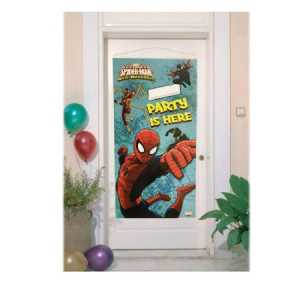 Toptan Spiderman Temalı Kapı Banner