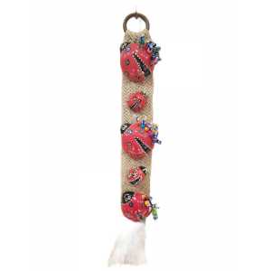 Ladybug Design Hanging Straw Ornamental Pendulum